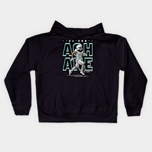 De'von Achane Miami Player Name Kids Hoodie